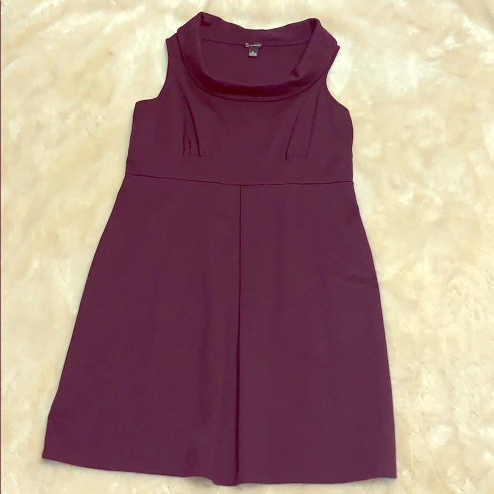 Purple sleeveless dress
